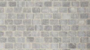 Leier Dom antik térkő 8 cm - Füstantracit