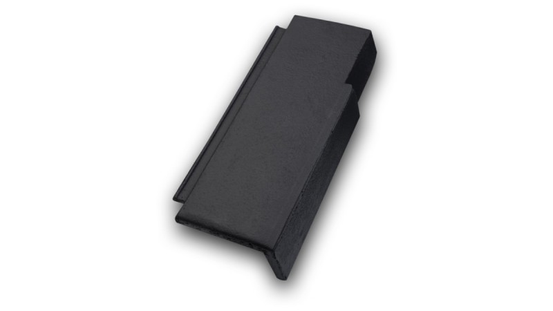 Leier Granite Classic jobbos félszegélycserép - fekete