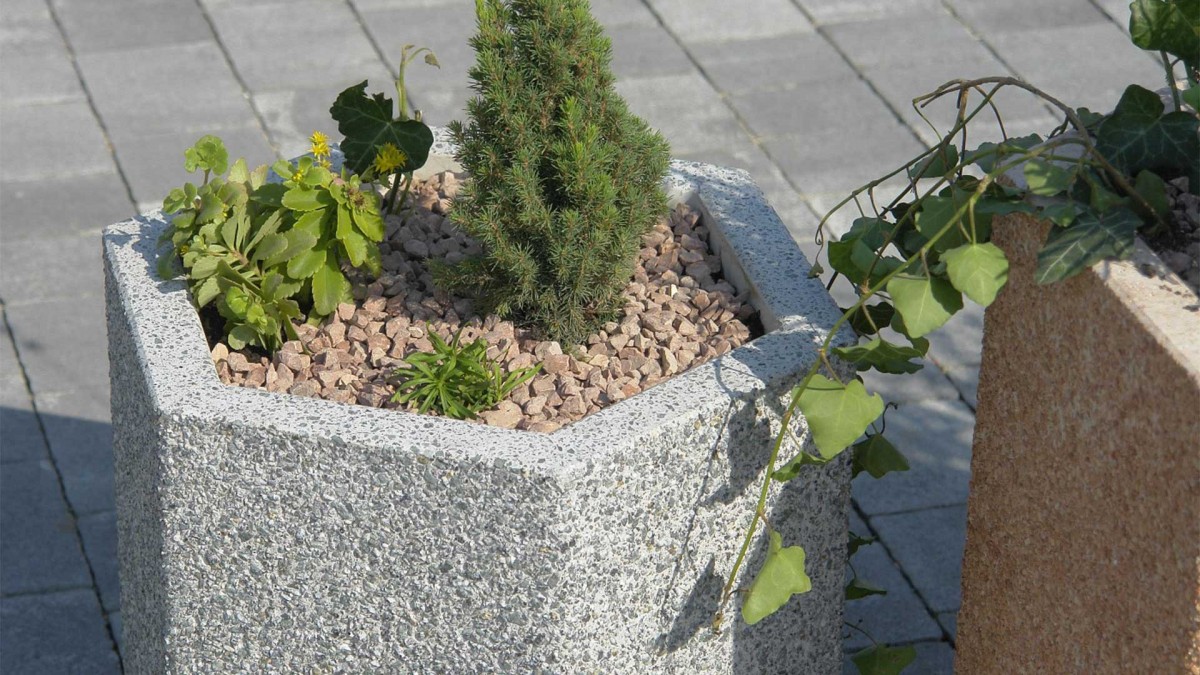 Leier Virágtartó hatszög